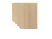 koppelelement voor bureau,BxD 1200x1200mm,blad eiken,hoekig