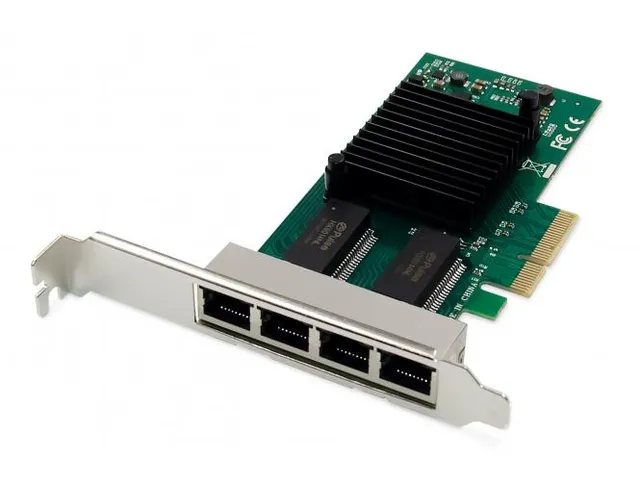 4-poorts Gigabit Ethernet-netwerkkaart RJ45 PCI Express Intel I350