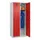locker,HxBxD 1850x800x500mm,2vak,vak B 400mm,draaigrendel