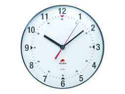Classic magnetische wandklok met een diameter van 25 cm.