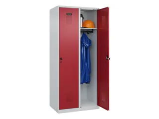locker,HxBxD 1850x800x500mm,2vak,vak B 400mm,draaigrendel - 1