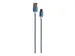 Kabel Grixx Micro USB naar USB-A 3m blauw Wit