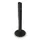 Asbakstaander Aluminium 1041x100mm Zuilvorm D 356mm Zwart