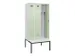 locker met bank,voor scheiding van kleding,HxBxD 2120x900x815mm,3vak