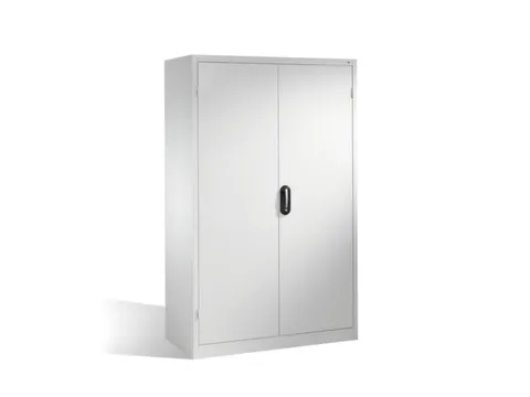 grootvolumekast met openslaande deuren,romp RAL7035,front RAL7035