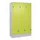 Z-garderobekast,HxBxD 1950x1200x500mm,vak B 200/400mm,draaigrendel