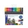 Viltstift Staedtler 3187 permanent dubbele punt 18 stuks assorti