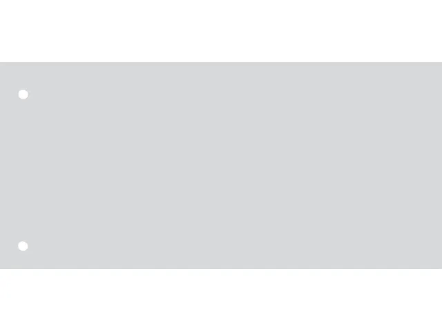 Scheidingsstrook Qbasic 225x120mm 50 stuks grijs