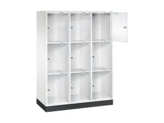 grootvolume-lockersysteem,HxBxD 1750x1220x500mm,3x3vakken,cil.-slot - 1