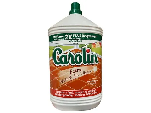 Carolin vloerreiniger Extra lijnolie Tegelreiniger fles van 5 liter