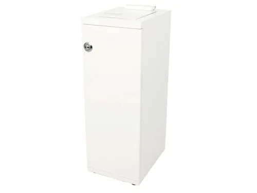Modulaire Afvalbak met Deur en Zakhouder 55 Liter Wit