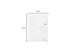 Pak van 100 venstermappen SUPER 160g/m2 - 22x31cm-Wit