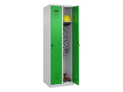 locker,HxBxD 1850x600x500mm,2vak,vak B 300mm,draaigrendel