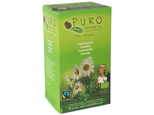 Puro Bio thee Kamille Fairtrade 25 zakjes