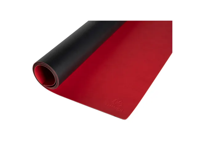 Onderlegger PU 40x80cm zwart/rood