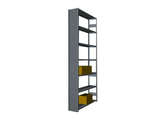 paroi latérale,p. rayonnage sans boulons,HxP 3000x300mm,galvanisé