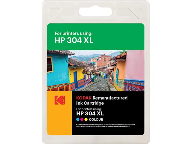 Kodak HP 304XL N9K07AE inkt 3-kleuren HC rebuilt 300 pagina's