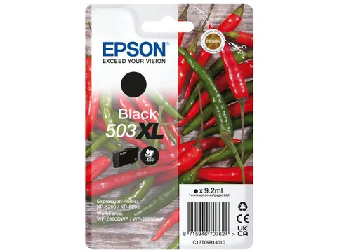 Epson inktcartridge 503 XL Singlepack C13T09R14010 Zwart 550 pagina's