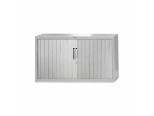 Roldeurkast Claudius Plus 105x120cm Wit 2 Legborden