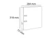 Ordner karton/PP A4 75mm rood