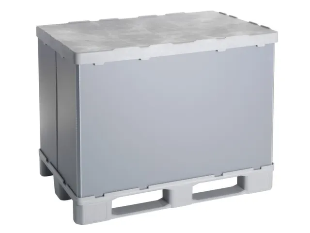 Vouwbare Palletbox Pp/pe Hxlxb 940X1200X1000Mm 850L 3Sledepoten