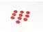 Memomagneten Smit Visual 25mm Rood Rond 10 stuks
