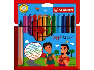 Viltstift Stabilo Cappi 168/12-1 12Stuks Assorti - 2