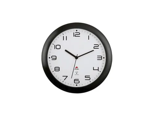 De Alba HORNEW radiografische wandklok met stille werking 30cm. Zwart