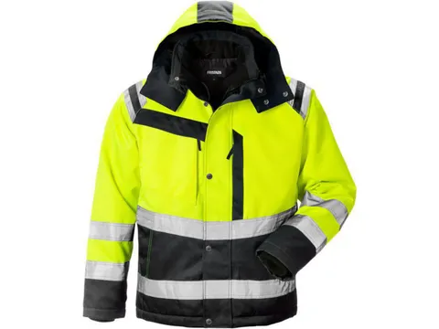 Fristads 119630 parka, fluo geel/zwart, maat 2XL, per stuk