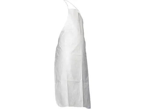 Dupont Tyvek 500 PA30 wegwerpschort, wit 25 stuks