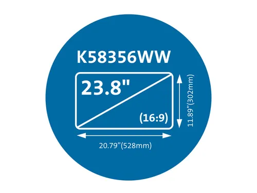 MagPro Monitor privacy filter 23.8 inch (16:9)