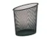 Corbeille à papier Alba Mesh 18 litres, en treillis métallique noir