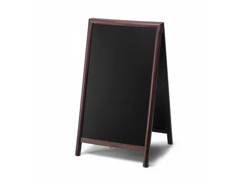 Krijtstoepbord 68x120cm Donkerbruin