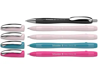 Balpen Schneider Memo XB Colour assorti doos a 4 + 1 - 3