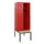 locker met bank,HxBxD 1950x600x815mm,2vak,vak B 300mm,draaigrendel
