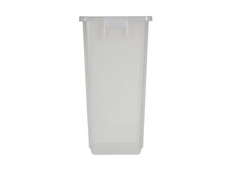 afvalverzamelaar,60l,HxBxD 580x320x460mm,romp PP transparant,gesloten