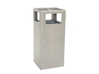 Piramide as-papierbak (basis) 70 liter RVS - 1