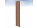 Vleugeldeur V. Scheidingswand Aanslag Links 5OH 2110x430mm noten