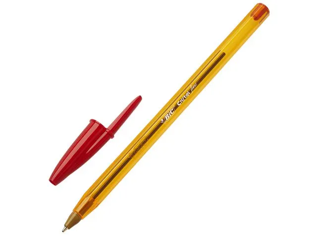 BIC CRISTAL Pointe fine Rouge