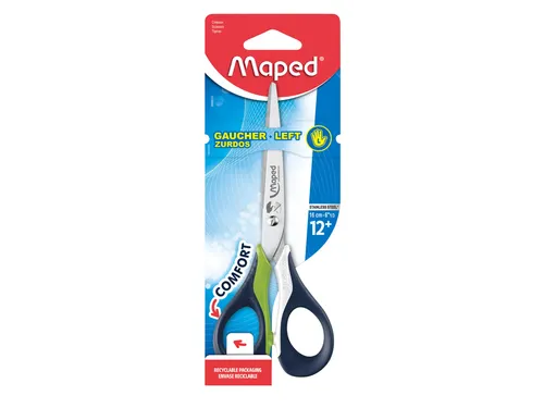 Schaar Maped Sensoft 16cm links assorti
