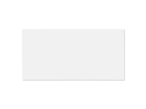 Glasmagneetbord Naga 200 x 100 cm Pure White