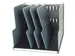 MODULOTOP sorteermodule vertikaal met 5 tabbladen ECOBlack