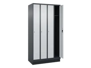 locker,HxBxD 1950x1000x500mm,4vak,vak B 250mm,cil.-slot,sokkel - 2