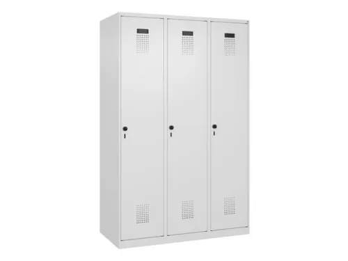 locker voor scheiding van kleding,HxBxD 1850x1200x500mm,3vak