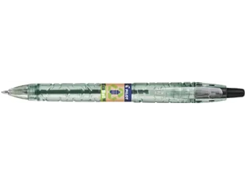 Balpen Pilot B2P Ecoball Begreen 1.6mm Extra Breed Zwart
