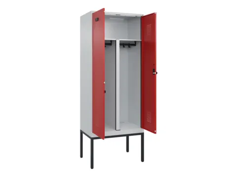 PBM-locker,HxBxD 2120x800x500mm,2vak,vak B 400mm,draaigrendel
