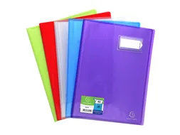 Showalbum Halfharde PP Crystal Colours 30 Tas A4 Assorti Doorschijnend