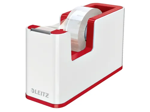 Plakbandhouder Leitz WOW wit/rood