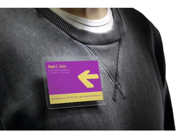 Lamineerbadge 54x90mm Met Combiklem