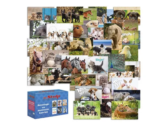 Beloningskaarten De Stulp dierenmix